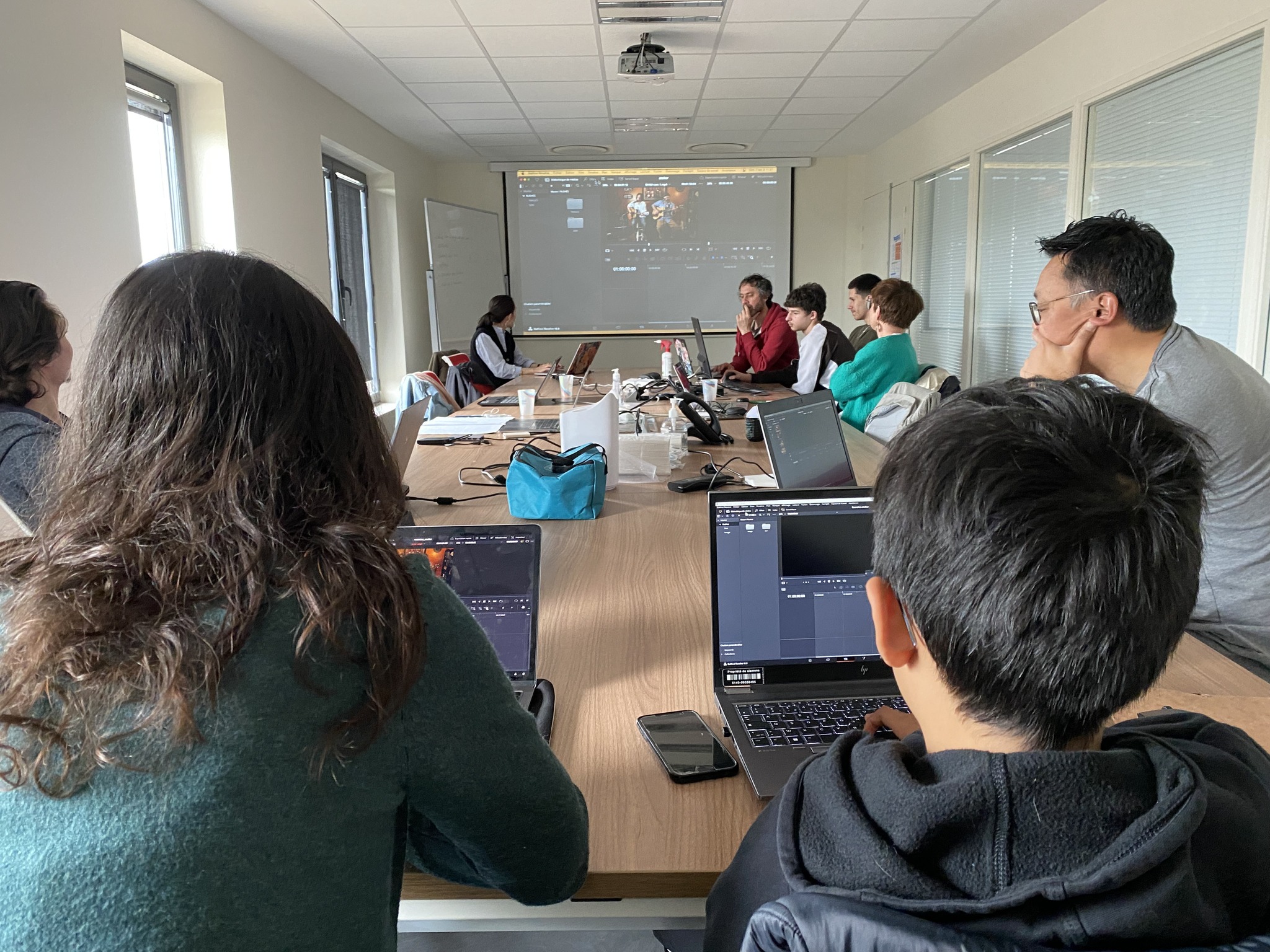 Post-production montage